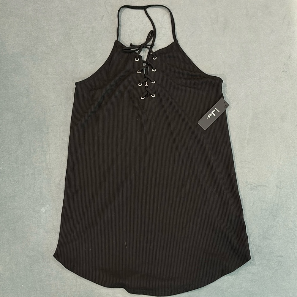 Lulus black dress NWT